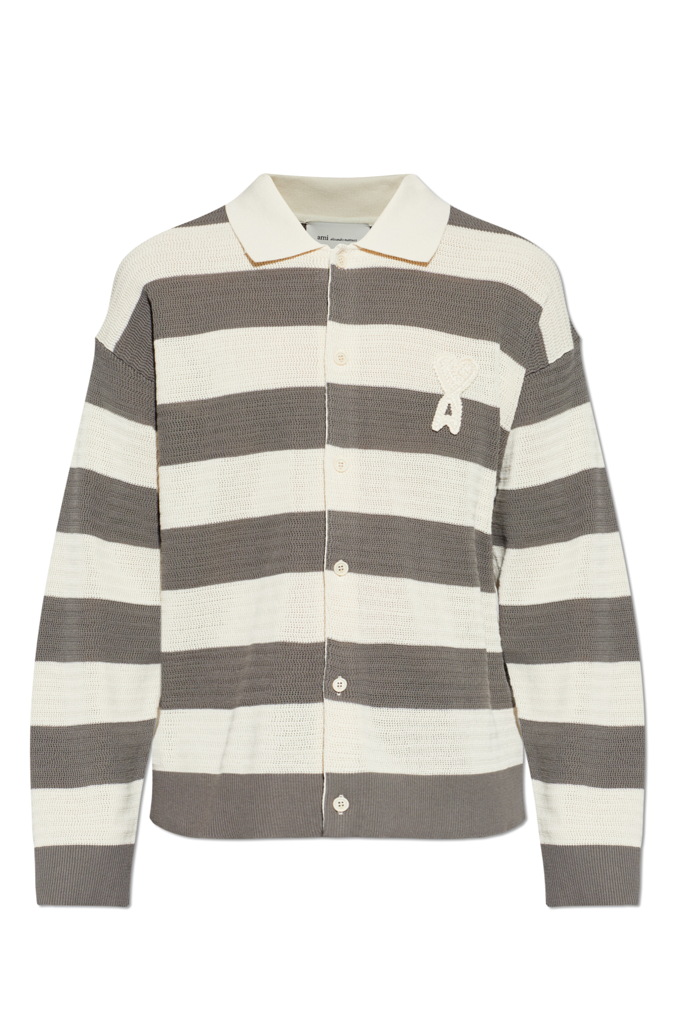 Ami Alexandre Mattiussi Cardigan with striped pattern | Men's | Vitkac